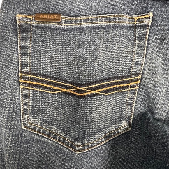 Ariat M5 Legacy Straight Leg Jeans Durham Wash Denim Mens Size 32x32 - Picture 7 of 10